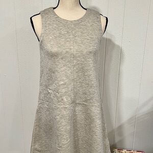 NWT Madewell The Anytime Scuba Heather Gray Dress